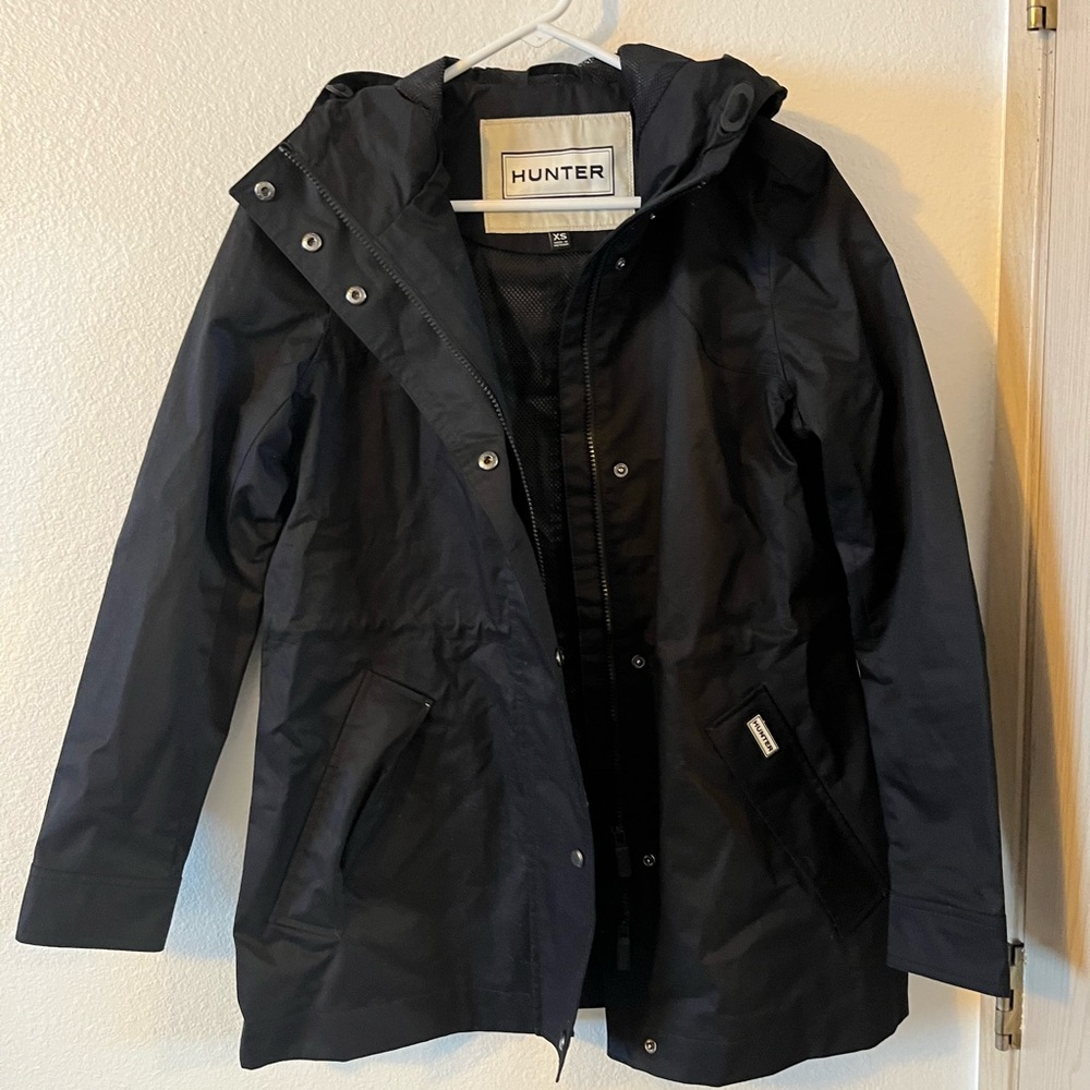 Hunter Charcoal Hooded Jacket